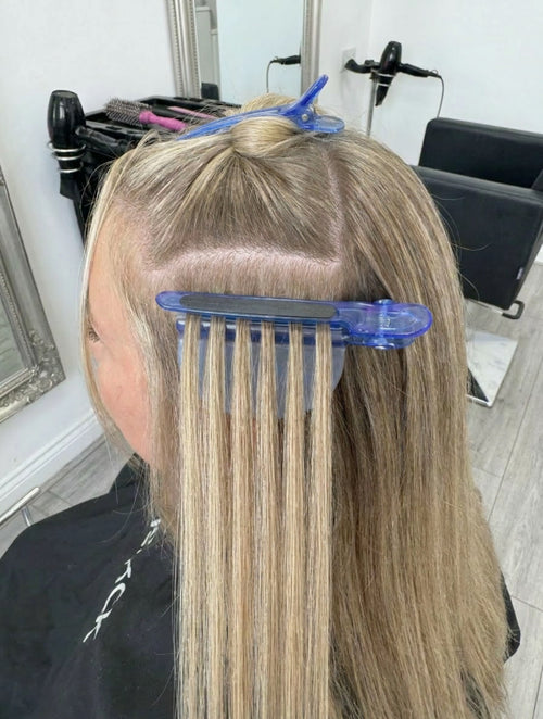 Hair seperating clip